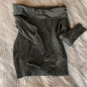 Abercrombie wool sweater, off the shoulder, XS